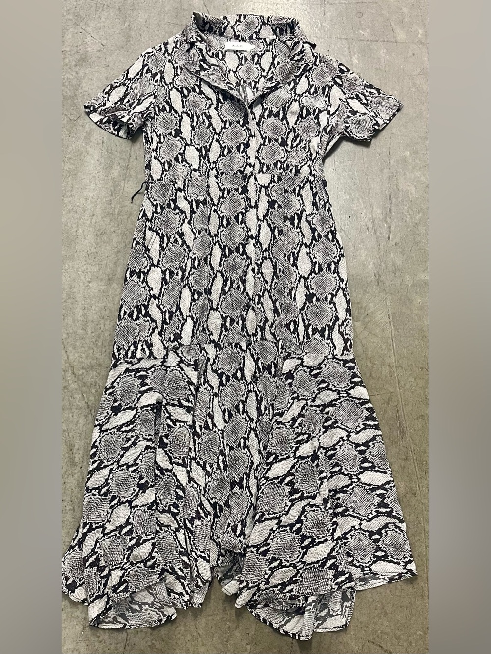 APC S/S Snakeskin Dress Size 2